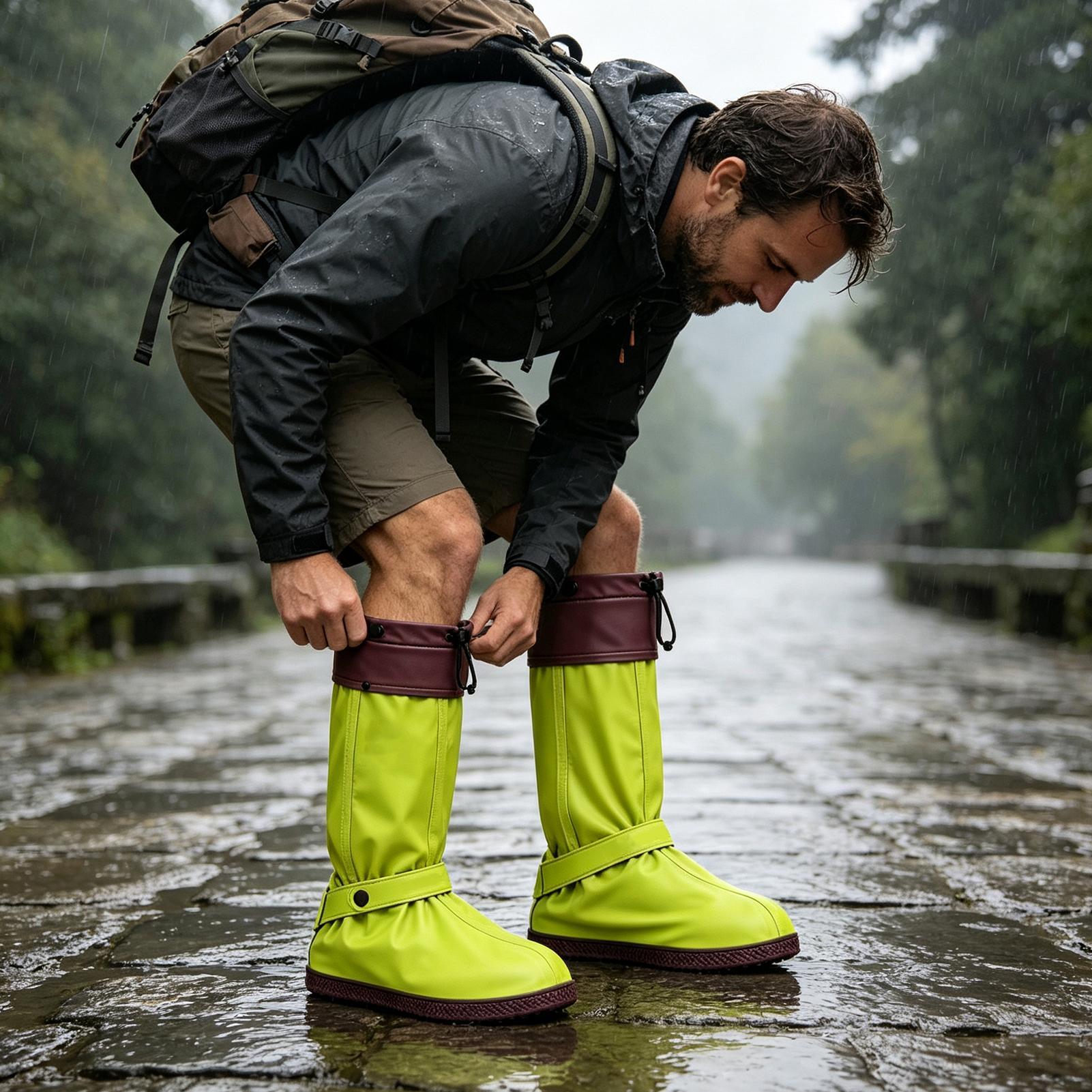 Waterproof Shoe Covers Zipper  - Cycling Commute Shoes 评论和价格