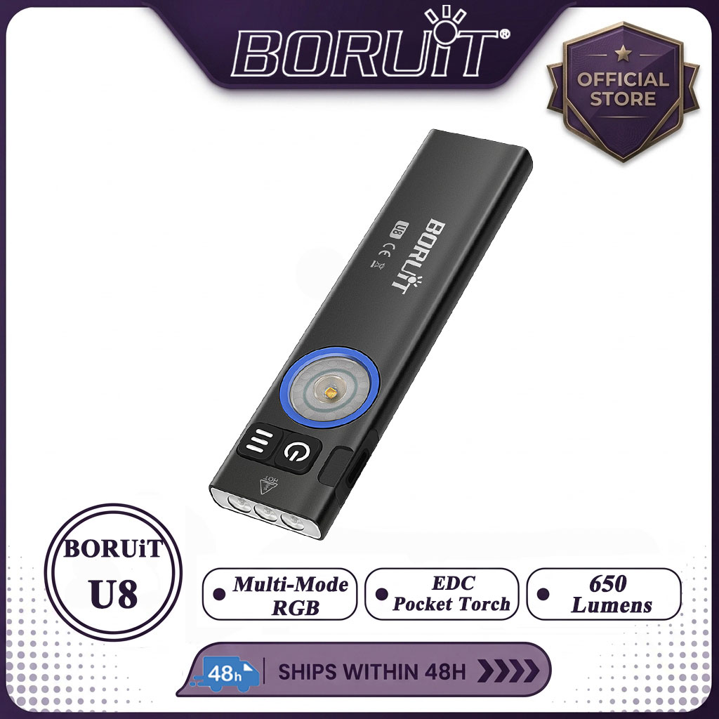 BORUiT U8 650LM EDC LED Flashl - Cycling To Work 评论和价格