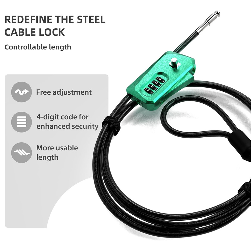 Python Cable Lock for Bike, Bi - Cable Lock Flexible 评论和价格