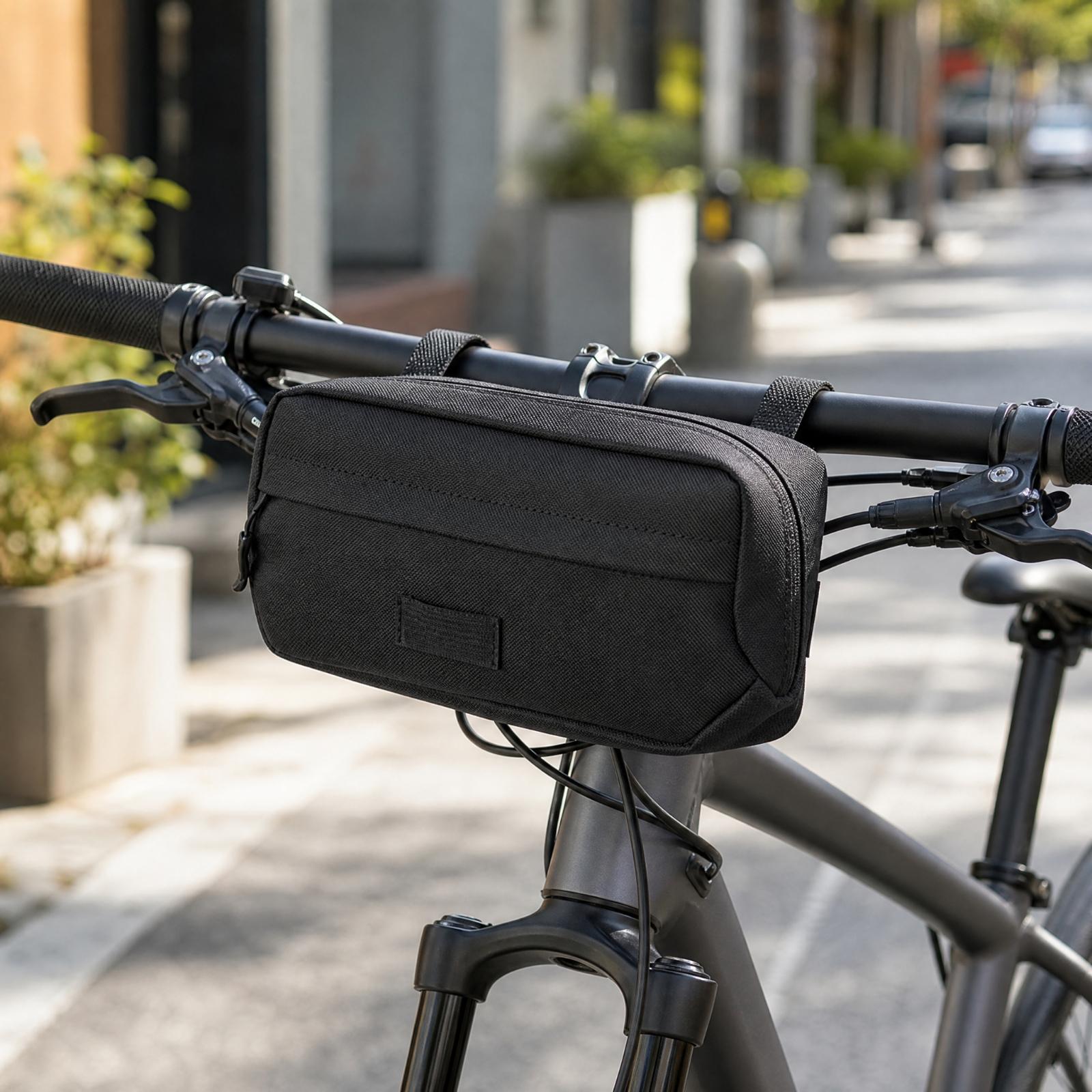 Compact Bike Handlebar Pack Bl - Cycling Commute Essentials 评论和价格