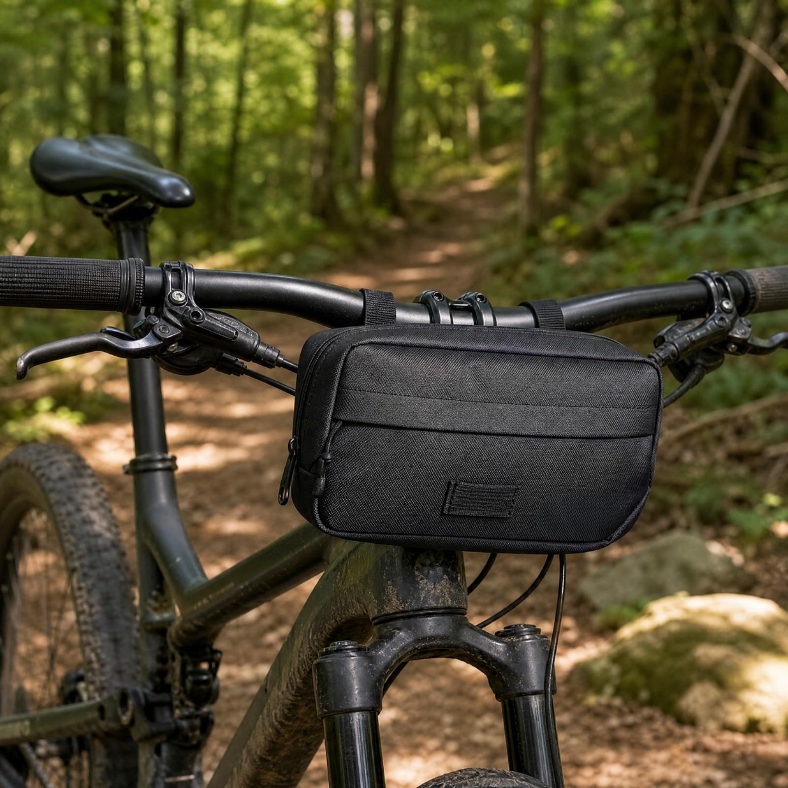 Compact Bike Handlebar Pack Bl - Cycling Commute Essentials 评论和价格